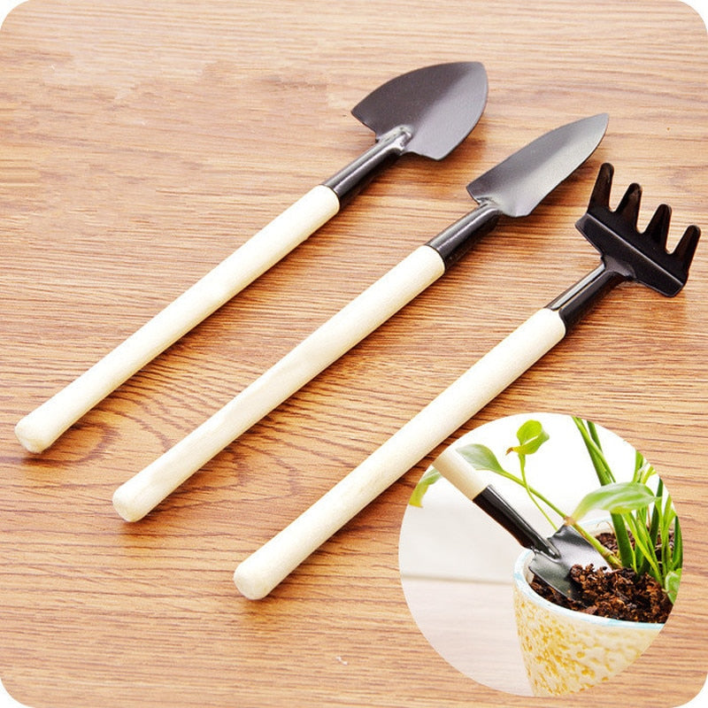 3 pcs Mini Shovel Spade Rake Garden Tool - Garden Seater