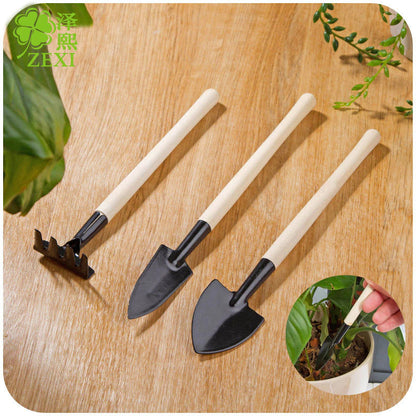 3 pcs Mini Shovel Spade Rake Garden Tool - Garden Seater