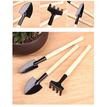 3 pcs Mini Shovel Spade Rake Garden Tool - Garden Seater