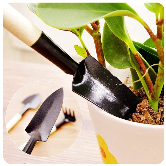 3 pcs Mini Shovel Spade Rake Garden Tool - Garden Seater