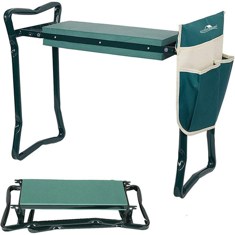 Garden Foldable Kneeler & Seater + Tools Bag - Garden Seater