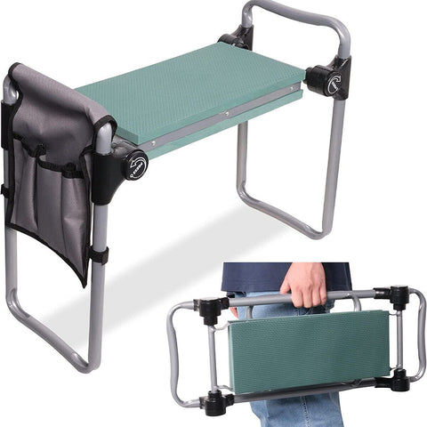 Garden Foldable Kneeler & Seater + Tools Bag - Garden Seater